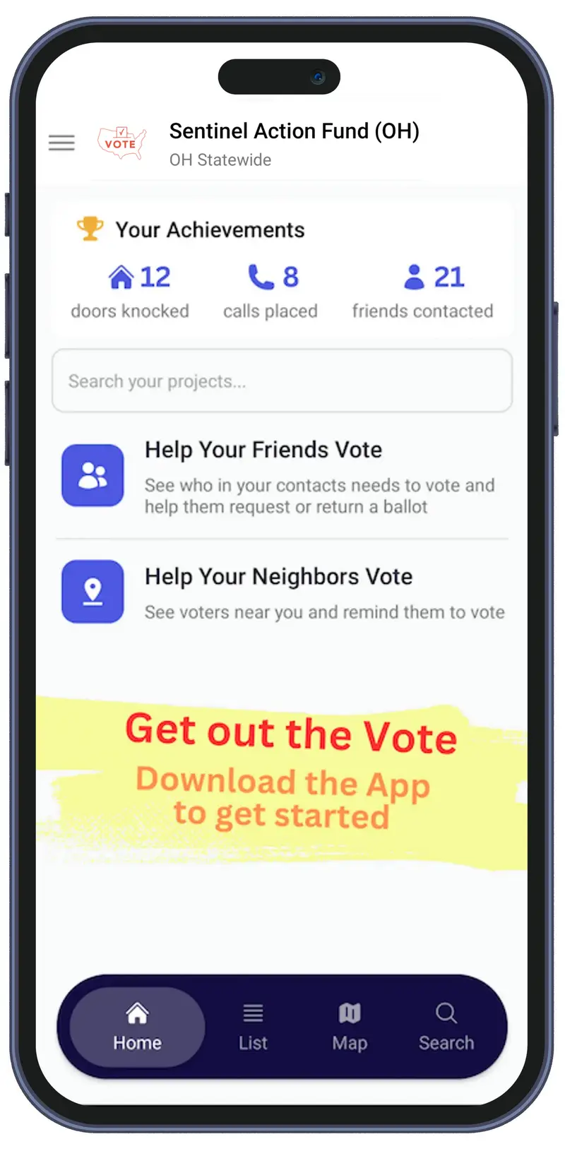 Vote phone oh